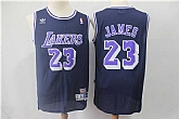 Lakers 23 Lebron James Navy Hardwood Classics Jersey,baseball caps,new era cap wholesale,wholesale hats